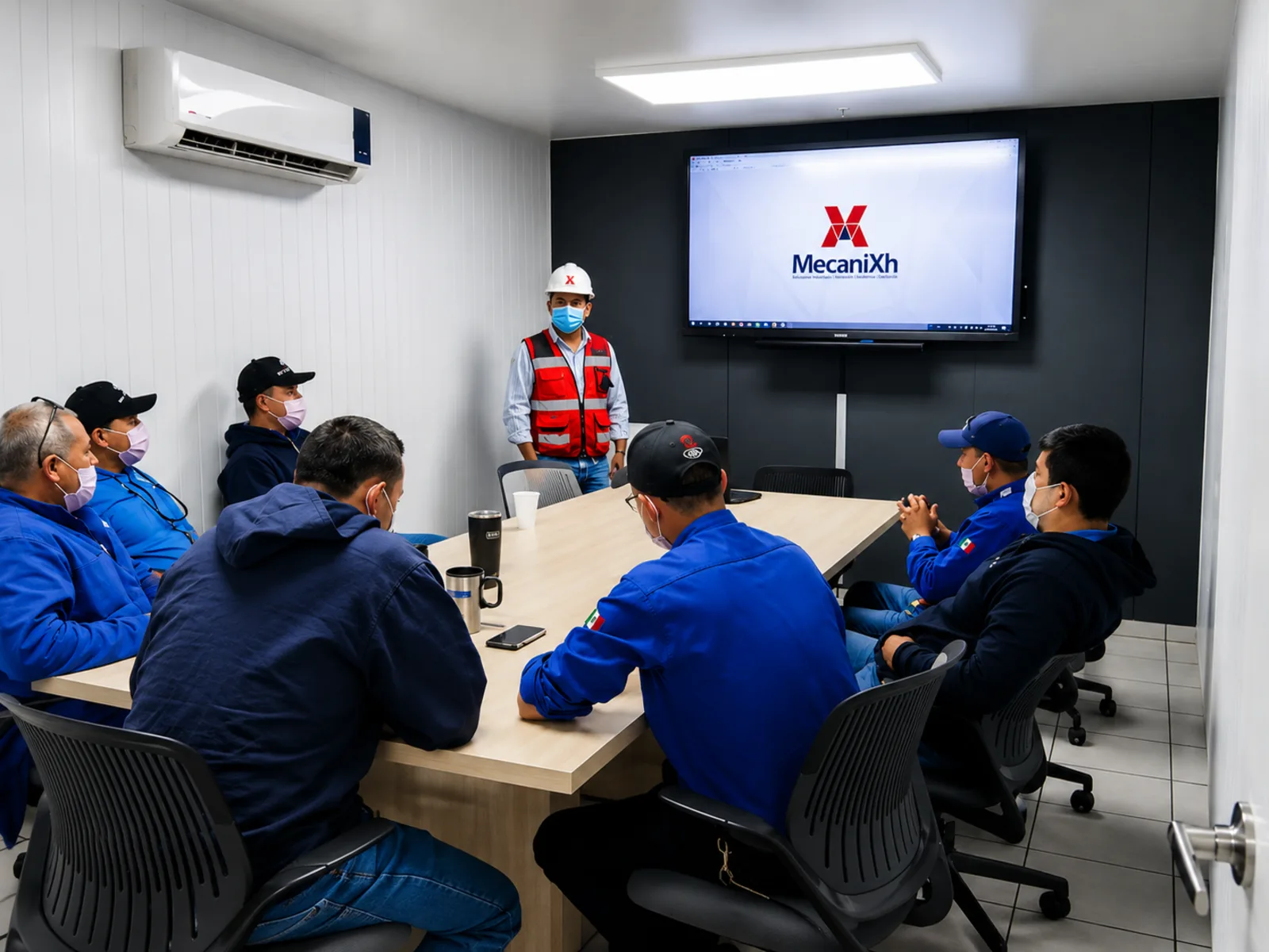 MecaniXh crew on-site